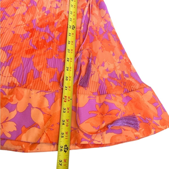 NWT Taylor Pleated Crepe Dress Size M - Picture 8 of 14